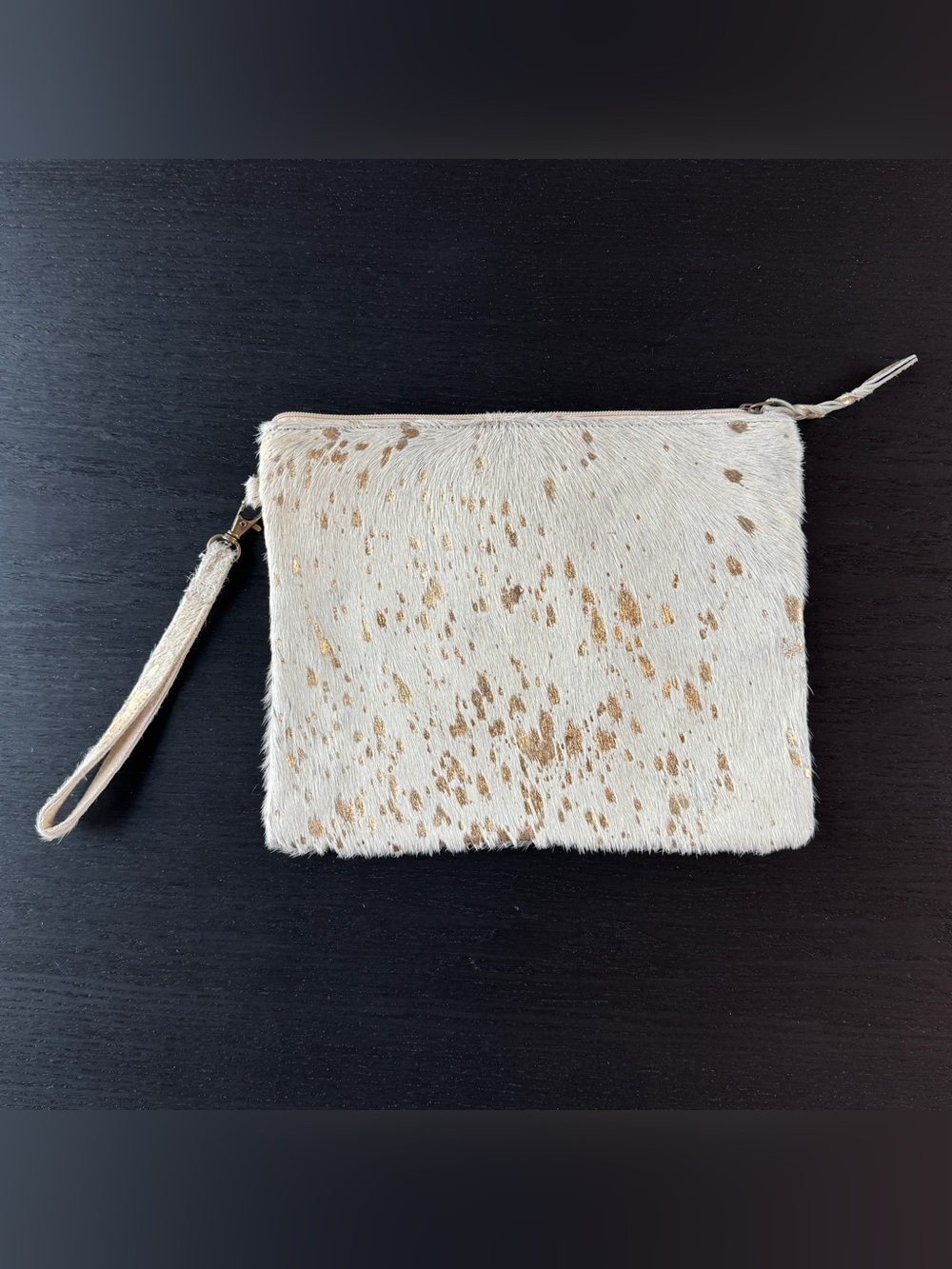 KATYDID - Cowhide Wristlet Clutch